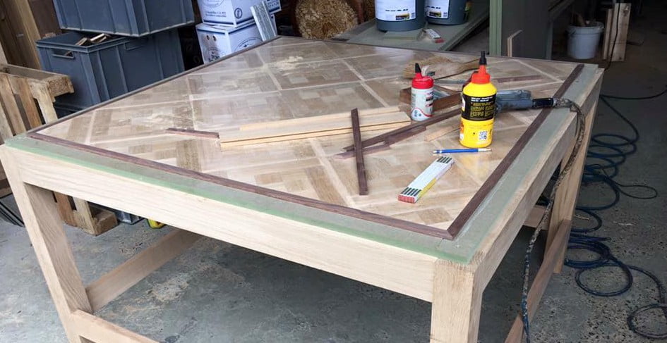 Tafel renovatie - hout renovatie - Vloerenbedrijf Bezema